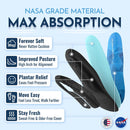 Embrace High Arch Support Inserts, Plantar Fasciitis Insoles - High Arch - Blue - S (Men 7-8.5/Women 8-9.5) — 3