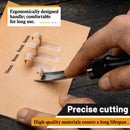 CBHGFEA 4 Size Leather Edge Skiving Bevelers Tool Set (4mm 6mm 8mm 10mm) — 5