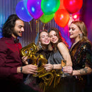 150 Pcs UV Neon Balloons, 7 Colors Blacklight Reactive Fluorescent Balloons Glow in the Dark Birthday Decorations for Birthday, Wedding, Neon Party, Glow Party Decorations Supplies | Colourful-150pieces — 5
