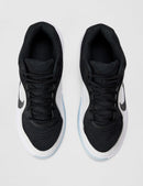 Nike Unisex Adult Precision 8 Mid Basketball Shoes - Black/Black/White/Ice Blue — 4