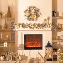 Valery Madelyn 24" Pre-Lit Large Christmas Wreath for Front Door with Light — 1