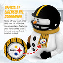 Sporticulture Pittsburgh Steelers Inflatable Snowman Player – 7 Ft Tall Yard Decoration w/LED Lights | NFL Holiday Football Snowman | Built-in Blower Motor, Weather-Resistant, Indoor/Outdoor Use — 6