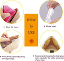 Premium Leather Heel Grips Liner Cushions Inserts for Shoes Too Big, Heel Pads for Heel Pain,Filler Protect Improved Women Men Shoe Fit and Comfort, Khaki,3 Pairs (0.35 inch Thicker) — 6