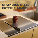 OTAVILEM Stainless Steel Cutting Boards for Kitchen, Kneading Cutting Board Mats, Metal Cutting Board for Meat,… — 6