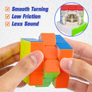 D-FantiX Magnetic Speed Cube 3x3, Stickerless Smooth Magic Cube with Magnet — 3