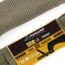 550lb Paracord 4mm Parachute Cord 100ft, Army Green — 1