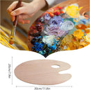 Paint Palette, 2PCS Wooden Paint Tray Palettes — 4