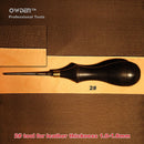 OWDEN Professional Leather Edge Beveler, Size 2