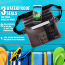 AiRunTech Waterproof Fanny Pack,Phone Pouch Dry Bag for Passport Wallet Purse,Floating Waterproof Bags for Travel Beach Swimming Kayaking Boating Cruise Accessories photo 4