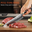 Sunnecko 8 Inch Japanese Damascus Chef Knife - Ultra Sharp VG10 Steel — 6