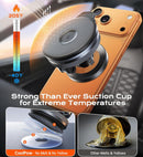 Coolpow for MagSafe Car Mount【Windshield+Vent+Dash】Magnetic Phone Holder for Car Phone Holder Mount Cell Phone Holders for Your Car Accessories Suction Phone Mount for Car Truck Stand for iPhone 17 16 | Carbon Fiber | Dash & Windshild & Vent photo 5