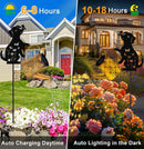 Solar Lights Outdoor Decorative, Watering Can with Cascading Lights, with Dog…