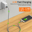JXMOX USB C to Micro USB Cable, (3.3ft 2-Pack) Type C to Micro USB Charger Cord, Support Charge & Sync Compatible with Kindle/PS4/Xbox One/Android Phone and Samsung S7 S6 S5 and Micro USB Devices 4