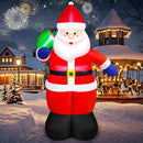 Danxilu 5FT Christmas Inflatables Santa Claus with Gift Bag Outdoor Decor — 1