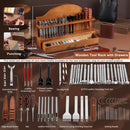 BUTUZE Leather Tools, Leather Crafting Kit with Leather Tool Rack — 3
