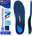 PowerStep ProTech Full Length Orthotic Insoles, Medical Grade Arch Support Inserts for Plantar Fasciitis Relief, Heel Pain, Maximum Cushioning, Memory Foam Orthotics, Made in The USA — 1