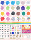 LovelyMoon Bracelet Making Kit 5000 Pcs Clay Beads Flat Preppy Beads for Friendship Jewelry Making Polymer Heishi… — 3