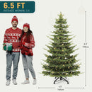 YITAHOME 6.5ft Prelit Aspen Fir Crystal-Decorated Christmas Tree w/Remote — 8