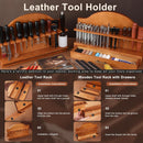 BUTUZE Leather Tools, Leather Crafting Kit with Leather Tool Rack — 2