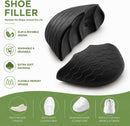 Shoe Filler Insert for Loose Shoe,Toe Cushion Fillers Make Shoes Fit for All Day Pain Relief and Comfort,Shoe Inserts for Men and Women. - Black — 2