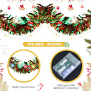 Kingdder 16.4 ft Christmas Garland with Light,Multicolor, Red and Green — 3