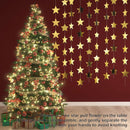 Glitter Star Garland Banner Decoration, 130 Feet Bright Star Hanging Bunting Banner Backdrop for Engagement Wedding Baby Shower Birthday Christmas Party Decor (Gold) — 6