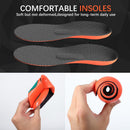 Plantar Fasciitis Insoles for Women Men - Welnove All-Day Superior Comfort Memory Foam Shoe Insoles for Heel Spur Pain - Shock Absorption Shoe Support Inserts for Work Boot, L [US M: 8-13/W: 10-15] — 5