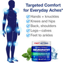 Owell Naturals Neuropathy Cream Extra Strength – Fast Absorbing Cooling for Leg, Feet & Hands – Advanced Soothing Formula with Aloe Vera, Arnica, MSM & Vitamin B6 – Made in USA, 2 fl oz (2 Pack) — 4