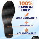 Carbon Fiber Insole - 1 pc, Men 10-10.5, Women 11-11.5 - Black-1 Pc — 3