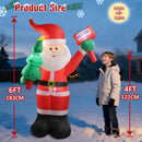 6 FT Christmas Inflatable Santa Claus Outdoor Decorations with Built-In LEDs, Blow-Up Santa for Yard Decorations, Inflatable Xmas Decorations for Christmas Indoor, Outdoor, Garden, Lawn, Winter Decor. — 2