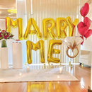 Gold Alphabet Balloons, 40 Inch Custom Name Balloons, Self Inflating Helium Foil Letters for Men Birthday Party Decorations | Letter V — 5