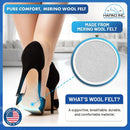 HAPAD Longitudinal Metatarsal Arch Pad - Small Support Insole Wool Felt 5