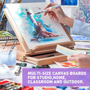 ESRICH 24Pack Canvas for Painting, 6pcs Each of 4x4, 6x6, 8x8, 10x10 Canvas Boards for Painting, Art Supplies of Blank Canvas for Adults&Kids, Pre-Primed Painting Canvas for Acrylic, Oil & Watercolor | 24 Pack(4x4 6x6 8x8 10x10) — 5