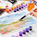 12 Sheets Canvas Paper Pad 8 x 10 in, 350 GSM, Glue Bound | 8”x10” — 4