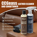 CCGeass Leather Cleaner and Conditioner Kit – 2×16oz