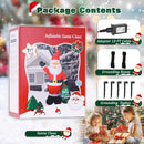 7 FT Christmas Inflatable Santa Claus with Gift Bag, Blow up Giant Santa Claus Indoor Decoration, Built-in LED Lights for Lawn Patio Garden Home Display Hall Xmas Holiday Vacation Party Outdoor Decor — 6