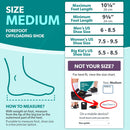 BraceAbility Forefoot Offloading Post-Op Shoe - Non-Weight Bearing Medical Wedge Boot for Diabetic Foot Ulcer, Metatarsal Fracture, Broken Toe, Bunion, Hammer Toe Surgery - Fits Men and Women (M) — 2