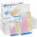 ARTDOT 15-Piece Diamond Art Storage Trays Kits for Adults with Lids, 2-in-1 Stackable Diamond Painting Accessories and Tools | White | 15 Piece Tray Set — 1