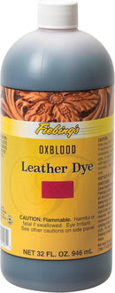 Fiebing's FILDYE71P032Z Leather Dye - Oxblood, 32 oz — 1