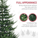 HOMCOM 7.5 Foot Artificial Christmas Tree, Nordic Pine, Green — 4