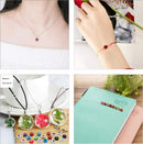 DECYOOL 1900pcs 7 Colors Round Letter Beads for Bracelets Jewelry Making — 7