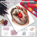 KALOUR 180 Colored Pencil for Artists - Rich Pigment Soft Core - Oil-Based - Ideal for Coloring Drawing Sketching Shading Blending - Vibrant Color（Tin Case） — 4
