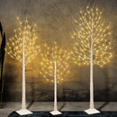 3Pack Lighted Birch Tree Prelit Trees for Indoor Outdoor Christmas Decor — 1