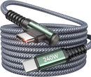 AINOPE 240W USB C to USB C Cable [10FT] Right Angle C to C Cable 1