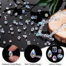 1500PCS Glass Beads for Jewelry Making, Assorted Faceted Crystal Beads Kit for Bracelet Earring Necklace, Horizontal… — 4