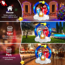 Danxilu 6FT Inflatable Nativity Scene Outdoor Christmas Decorations w/LEDs — 7