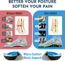 Embrace High Arch Support Inserts, Plantar Fasciitis Insoles - High Arch - Blue - XS (Men 4.5-6.5/Women 5.5-7.5) — 2