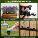 100FT Drip Irrigation Kit with 30 Emitters, 3 Spray Types, Push-Fit System — 6