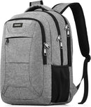 BIKROD Laptop Backpack for Men and Women, 17 Inch Large School Backpacks for Teens, Business Anti Theft Durable Travel Back Pack, Water Resistant Computer Bag, Grey | 17.3 Inch — 1