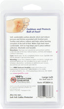 PediFix Visco-gel Metatarsal Pad with Toe Loop, Large Left 3